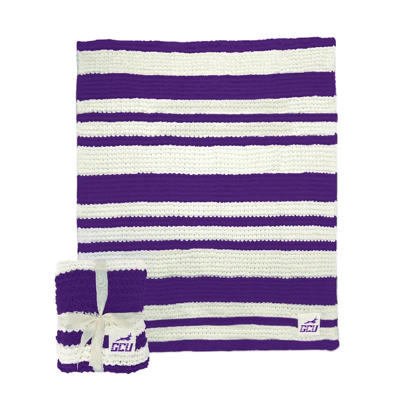 Team Home Textiles with Unique Designs for Fan-Focused Living Spaces-Grand Canyon Cable Knit Throw 50x60