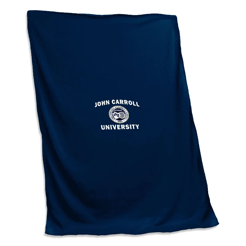 Team Home Textiles Featuring Unique Fan Quotes and Slogans-John Carrol Univ Screened Sweatshirt Blanket