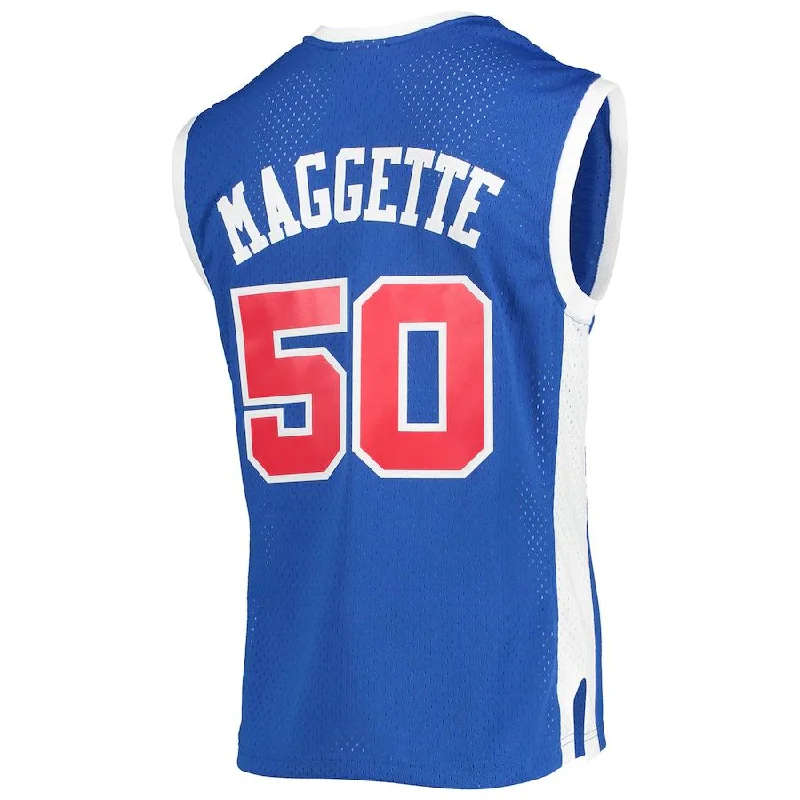 Custom Basketball Jersey for Charity Games-LA.Clippers #50 Corey Maggette Mitchell & Ness 2002-03 Hardwood Classics Swingman Jersey Royal Stitched American Basketball Jersey