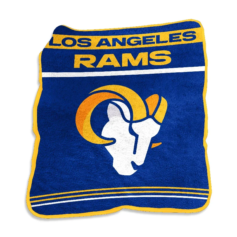 Official Team Home Textiles for Collectors and Fans-Los Angeles Rams Gameday Raschel Throw