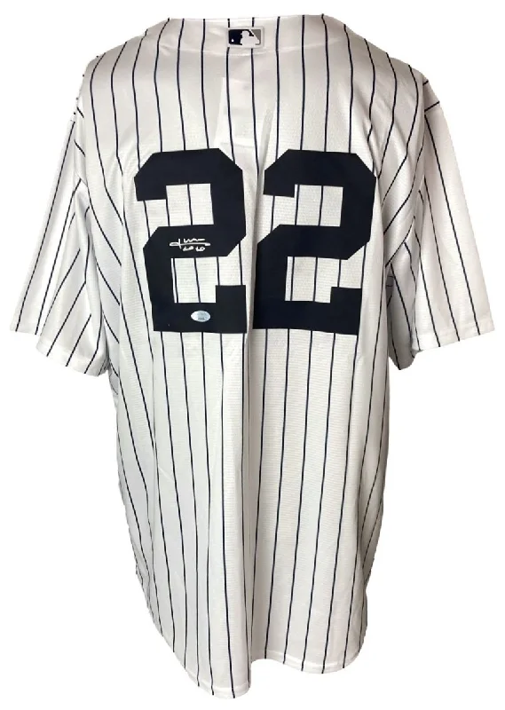 Comfortable Baseball Jersey for Youth Sports Teams-Juan Soto Signed New York Yankees Nike Limited Baseball Jersey JSA