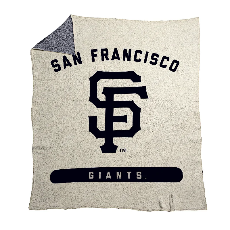 Soft and Cozy Team Home Textiles for Team Spirit Bedrooms-San Francisco Giants Prime Luxe Dreams Throw