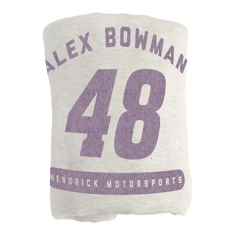 Team Home Textiles with All-Inclusive Sets for Complete Home Decor-Alex Bowman Sublimated Sweatshirt Blanket