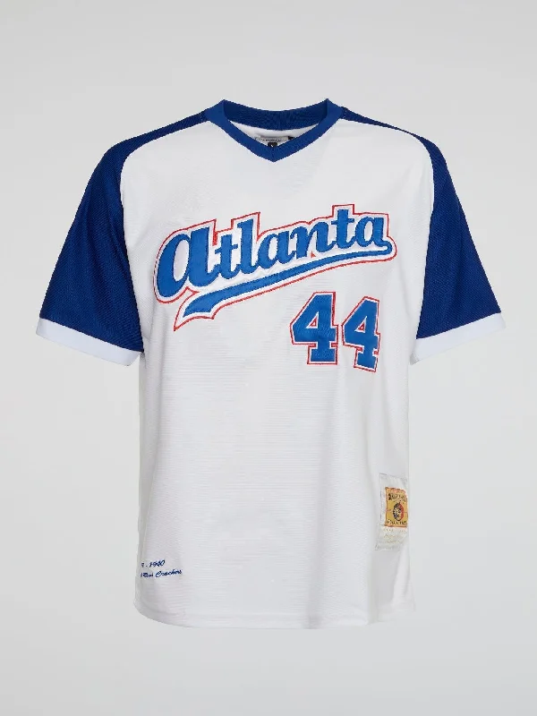 Personalized Baseball Jersey for Fan Collectibles-Headgear - ABC White Baseball Jersey