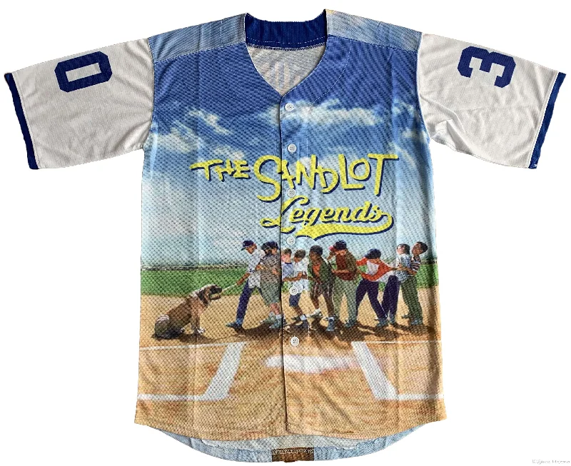 Premium Cotton Baseball Jersey for Everyday Wear-Benny The Jet Rodriguez The Sandlot Legends Baseball Jersey 30