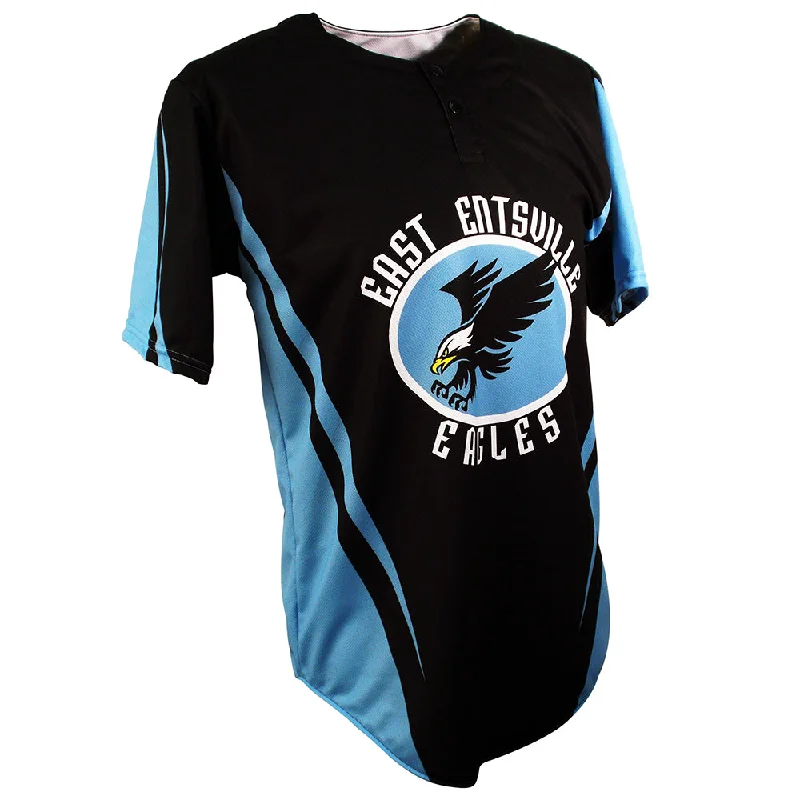 Performance Baseball Jersey for Athletes-SBL 1005 - 2-Button Baseball Jersey