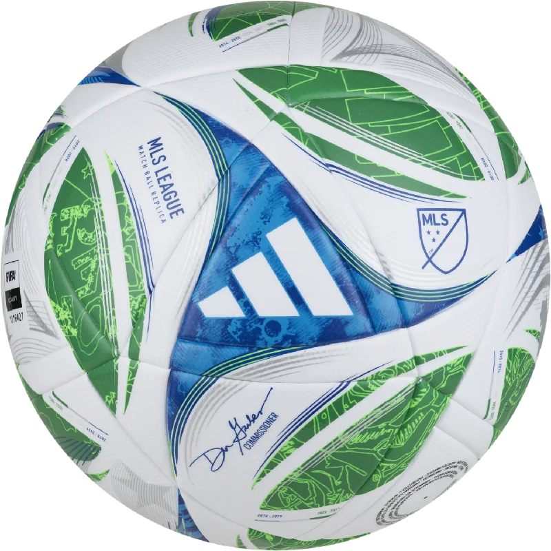 Football with Superior Construction for Enhanced Durability-Adidas MLS League NFHS Soccer Ball