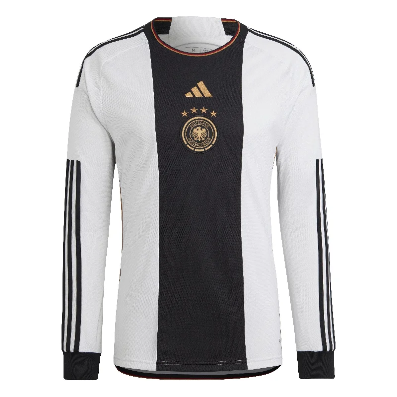 Durable Football Jersey for Competitive Play-Germany 22/23 Long Sleeve Home Jersey (HF1475)