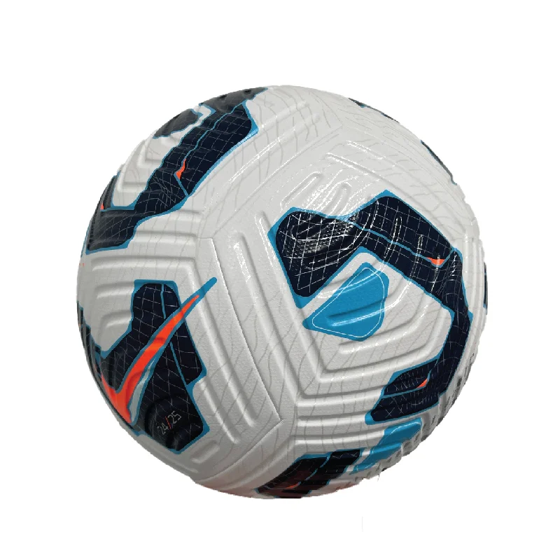 Football with Extra Padding for Safety During Play-Fort Lee Nike Academy 2024 Soccer Ball White/Color