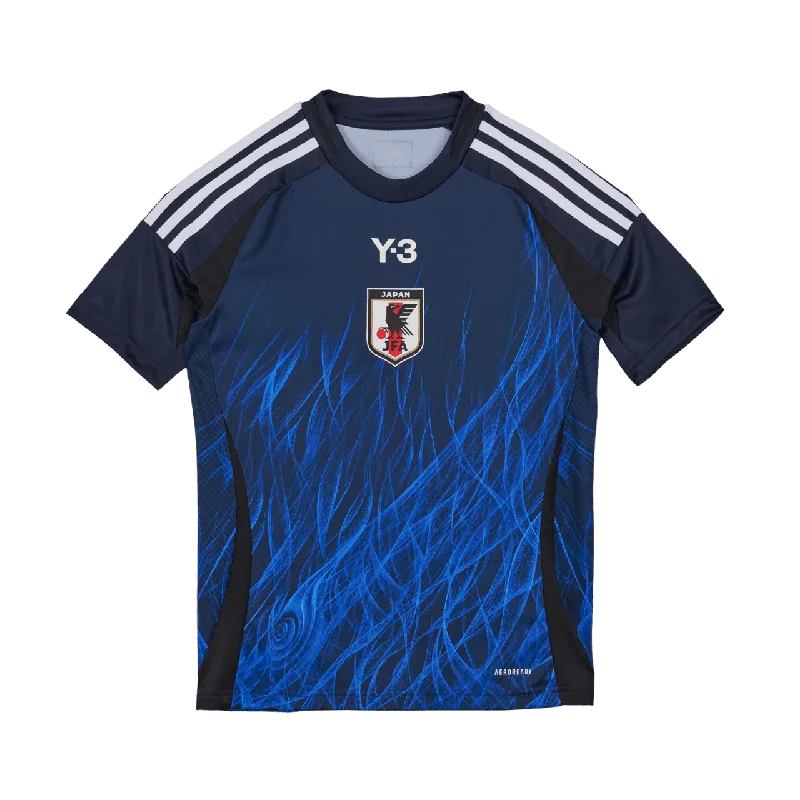 Football Jersey with Personalized Name and Number-Japan x Y-3 2024 Home Youth Jersey (IS5612)