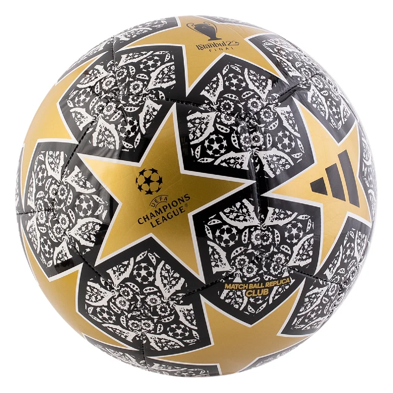 Football with Ideal Shape for Easy Handling-adidas Champions Club Knock Out Istanbul Club Soccer Ball 2023