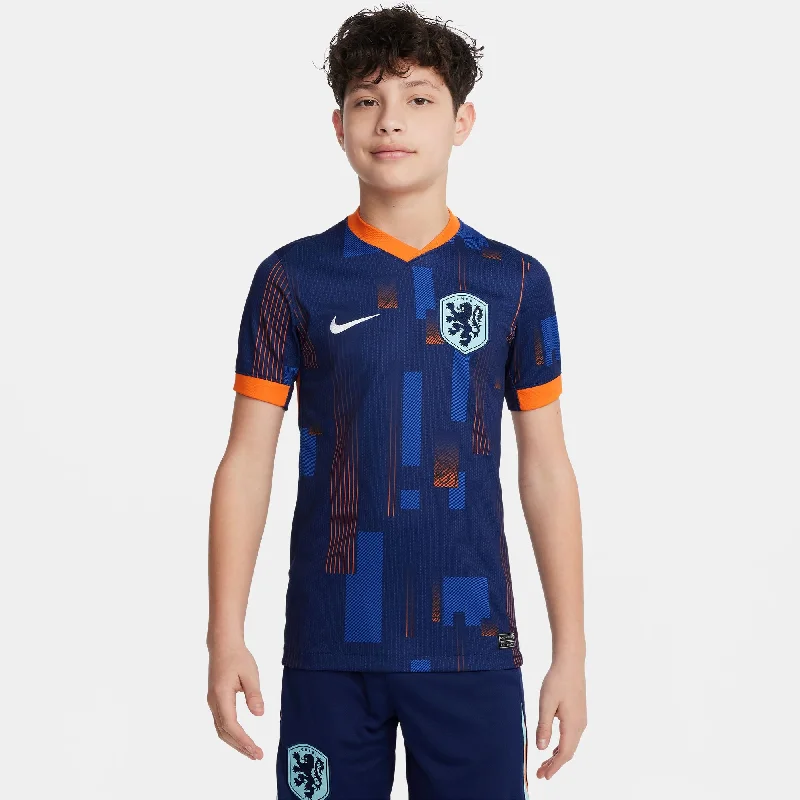 Trendy Football Jersey for Fashion Enthusiasts-Youth Netherlands 2024 Stadium Away Kit