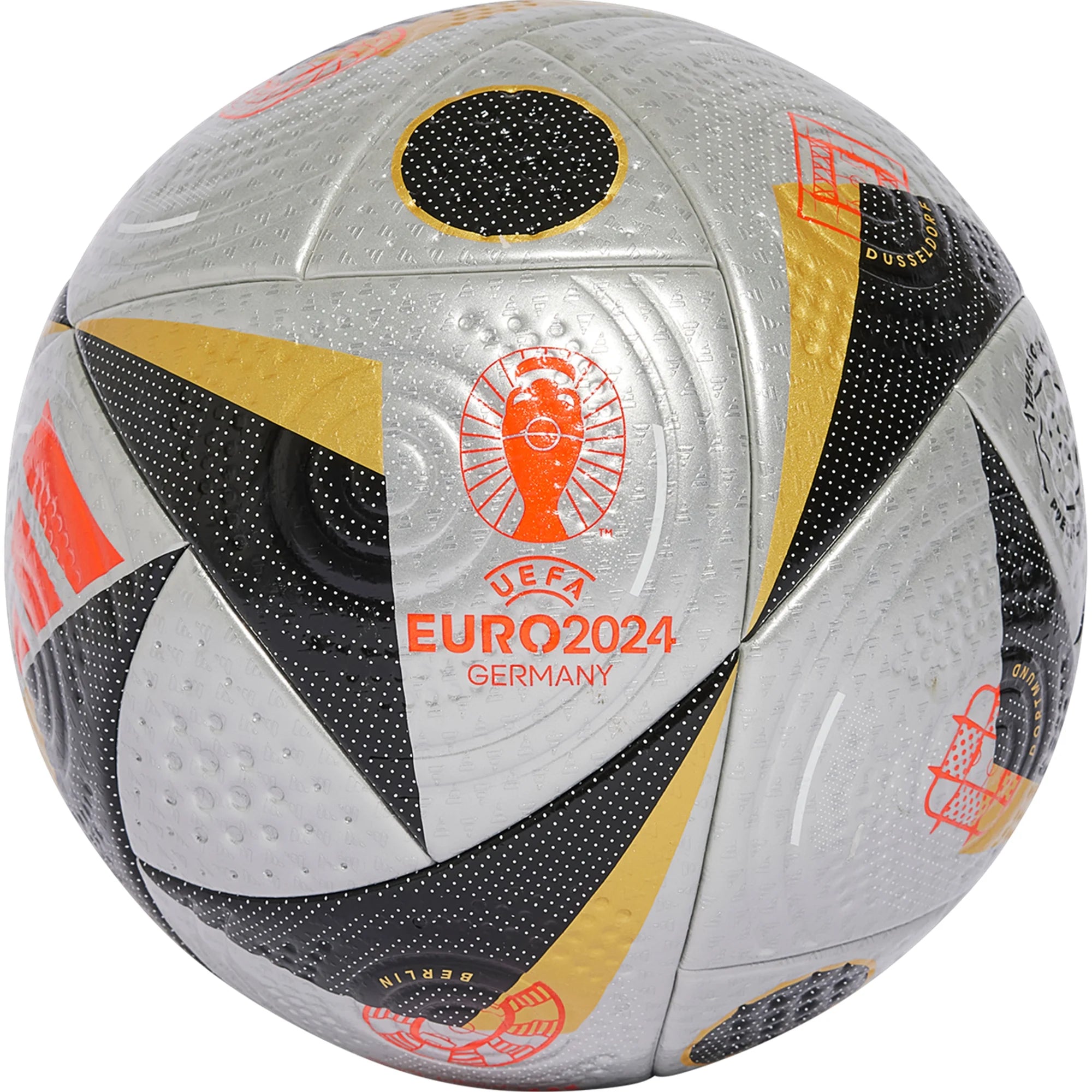 Football for Passing and Catching Drills with Strong Grip-adidas Euro 2024 Fussballliebe Pro Finale Soccer Ball