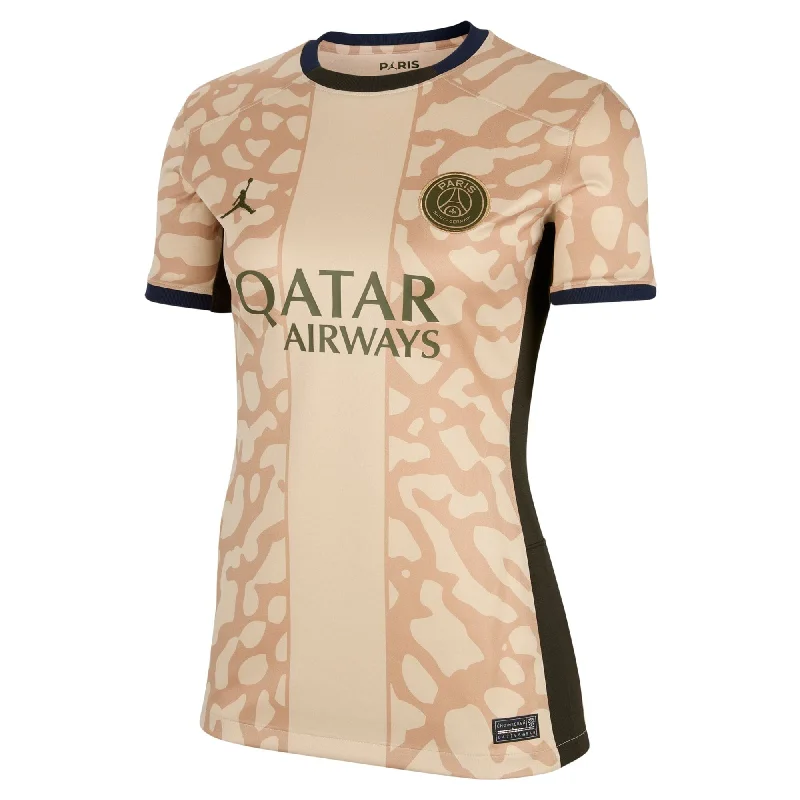 Custom Football Jersey with Team and Player Name-Paris Saint-Germain 23/24 Fourth Womens Jersey (FD6506-201)