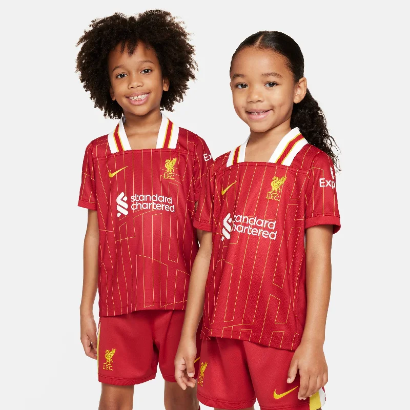 Sports Football Jersey for Intense Workouts-Kid's Liverpool FC 2024/25 Stadium Home Kit