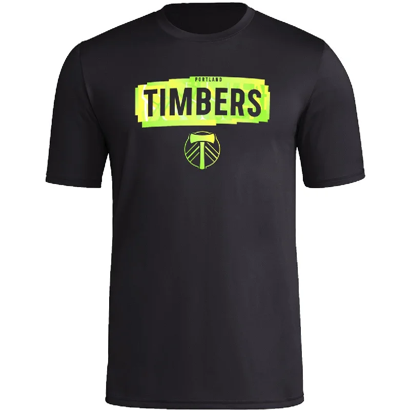 Premium Football Jersey for Elite Players-Portland Timbers Banner Tee [Black]