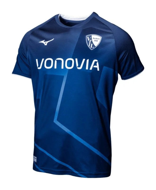 Stylish Football Jersey with Color Block Design-VfL Bochum Trikot 22/23 Home Jersey (P2EA2Q01M26)